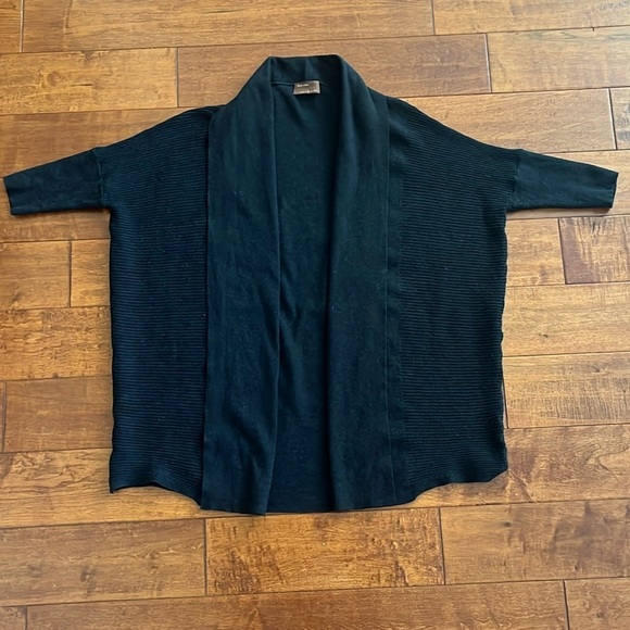 Kerisma knit Open Front Black Cardigan - Picture 3 of 10